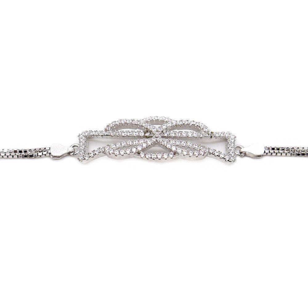 Danica 925 Sterling Silver Chain Bracelet | SilverWorks