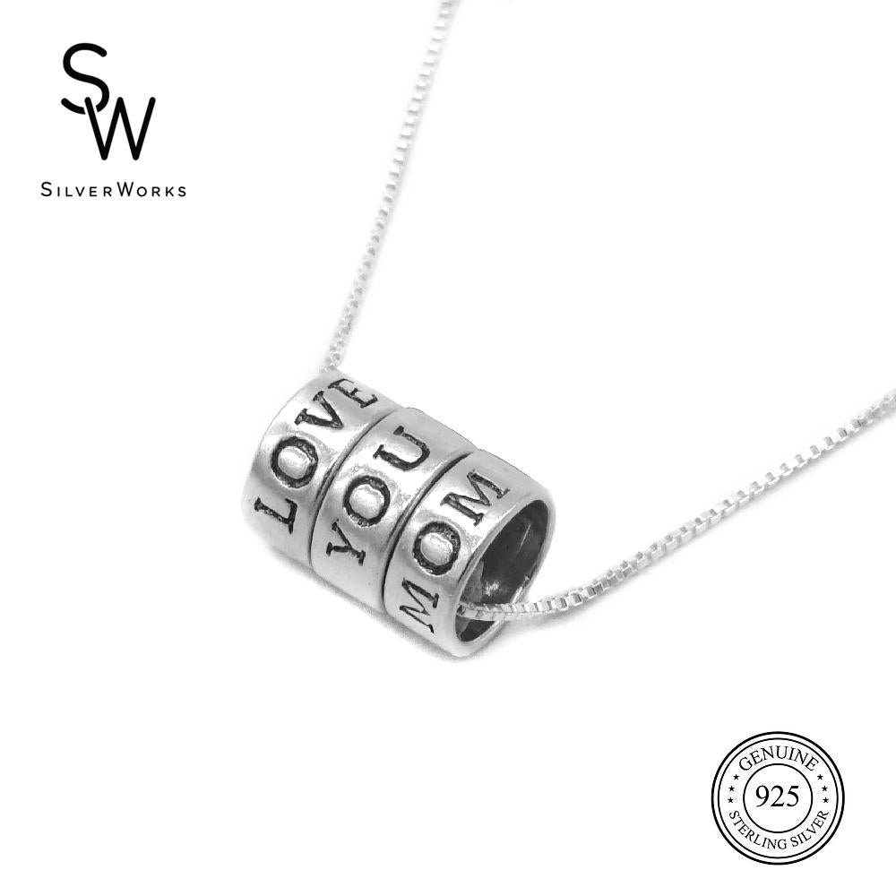 Silverworks Love You Mom Necklace - Mother's Day Collection