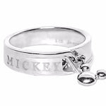Silverworks R5456 Disney Mickey  Dangling Design Ring- Disney Collection