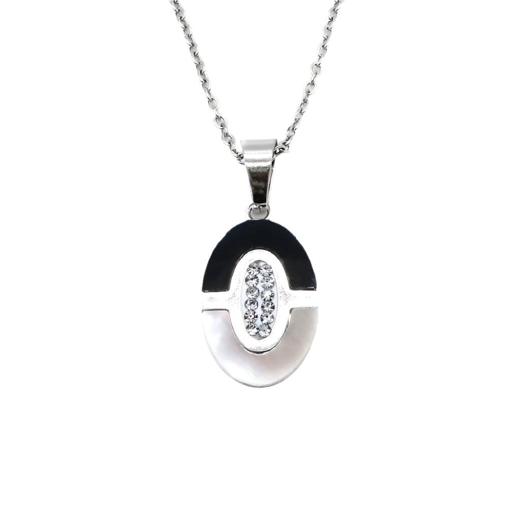 
                      
                        Mandy Oval Stainless Steel Jewelry Set | SilverWorks
                      
                    