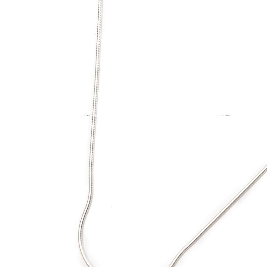 Silverworks N927 Thin Round Chain Necklace (Silver)