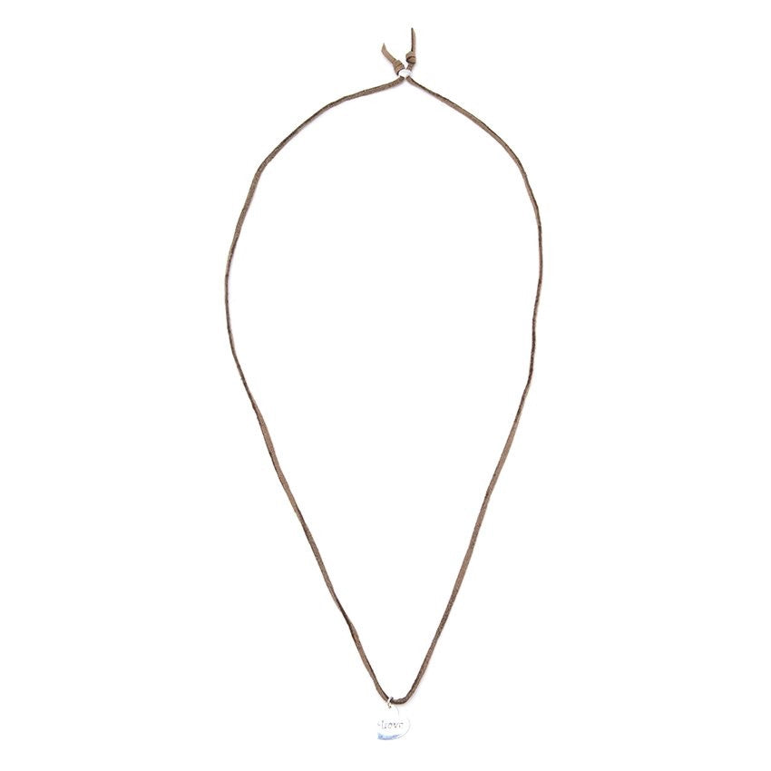 Zia Heart 925 Sterling Silver Pendant in Leather Necklace | SilverWorks