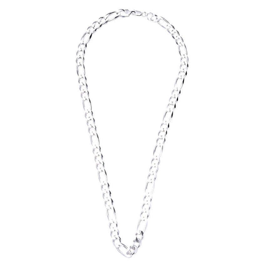 Atlas Thick Figarro 925 Sterling Silver Chain Necklace | SilverWorks