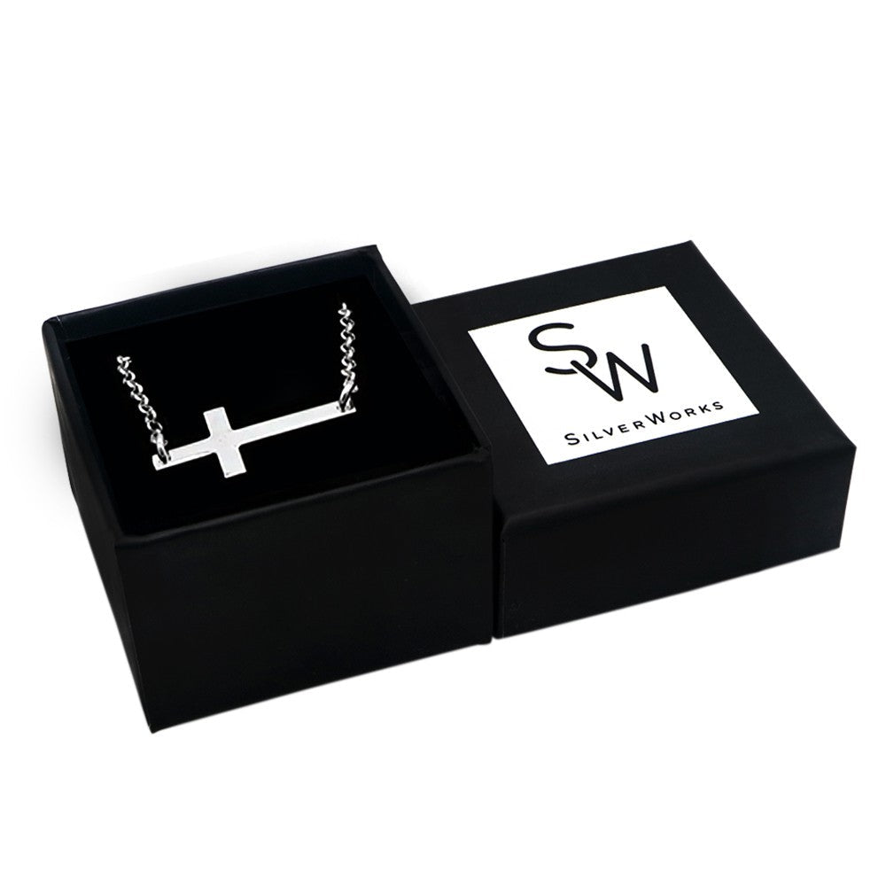 
                      
                        Noah Cross 925 Sterling Silver Pendant Necklace | SilverWorks
                      
                    