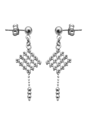 Masterpiece Silver Dangling Earrings