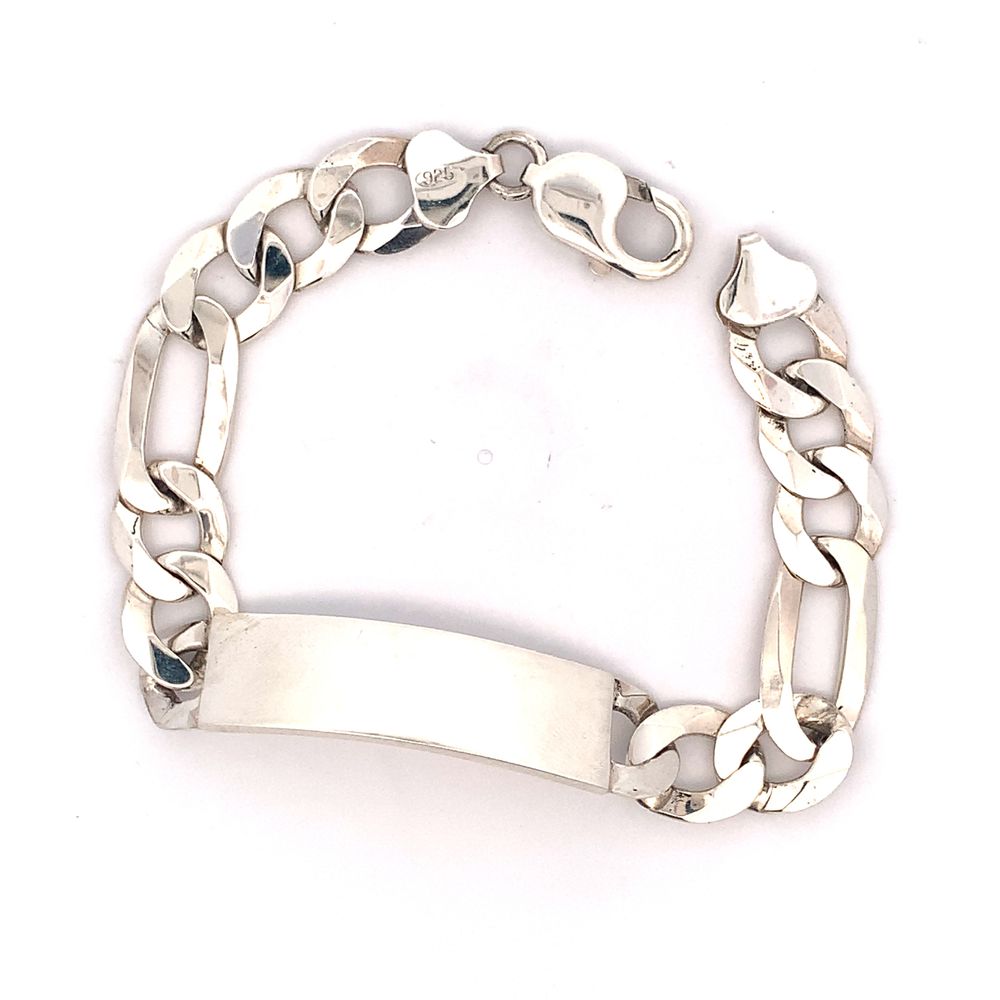 Camelot Silver Figaro Bracelet