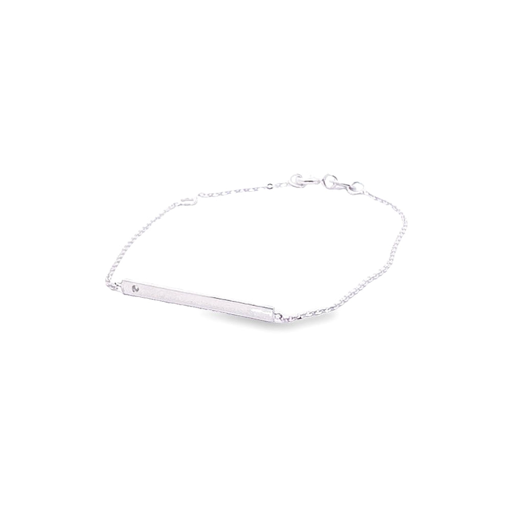 
                      
                        B5340 7.25INCH BAR W/ 1 CZ, SILVER CHAIN SB 1.71G
                      
                    