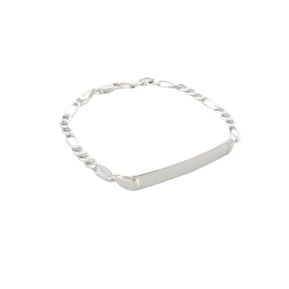 Mikey Figaro 925 Sterling Silver Chain Bracelet