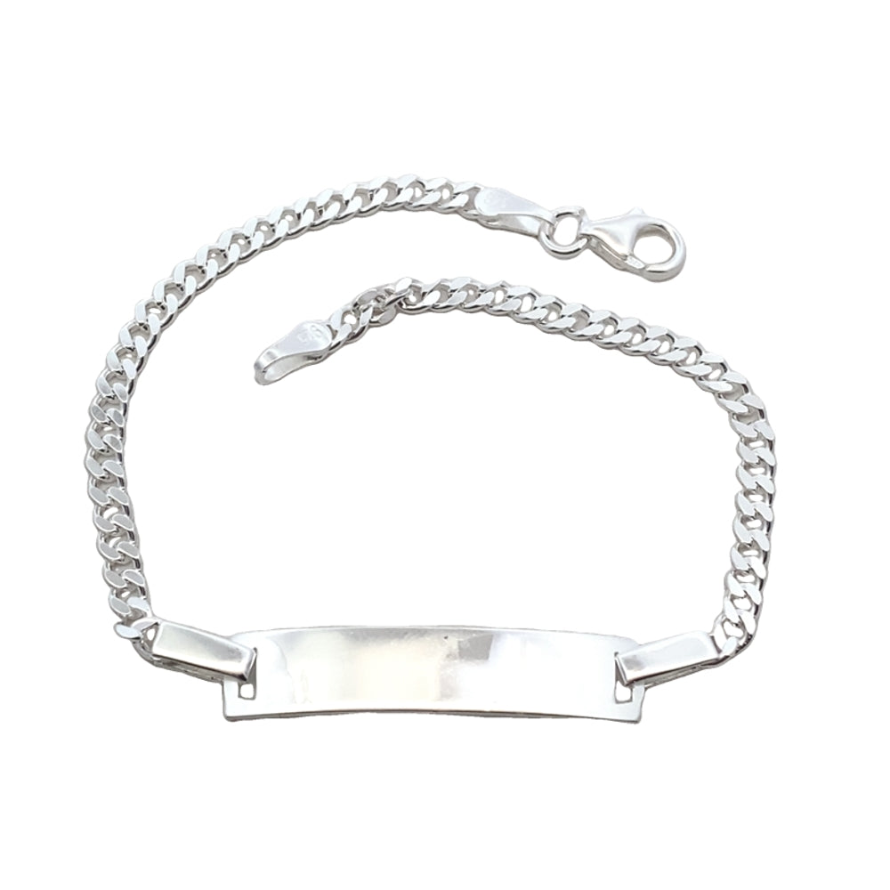 B5459 SLVR 7IN CURB LIGHT ID BRCLET 4.2G