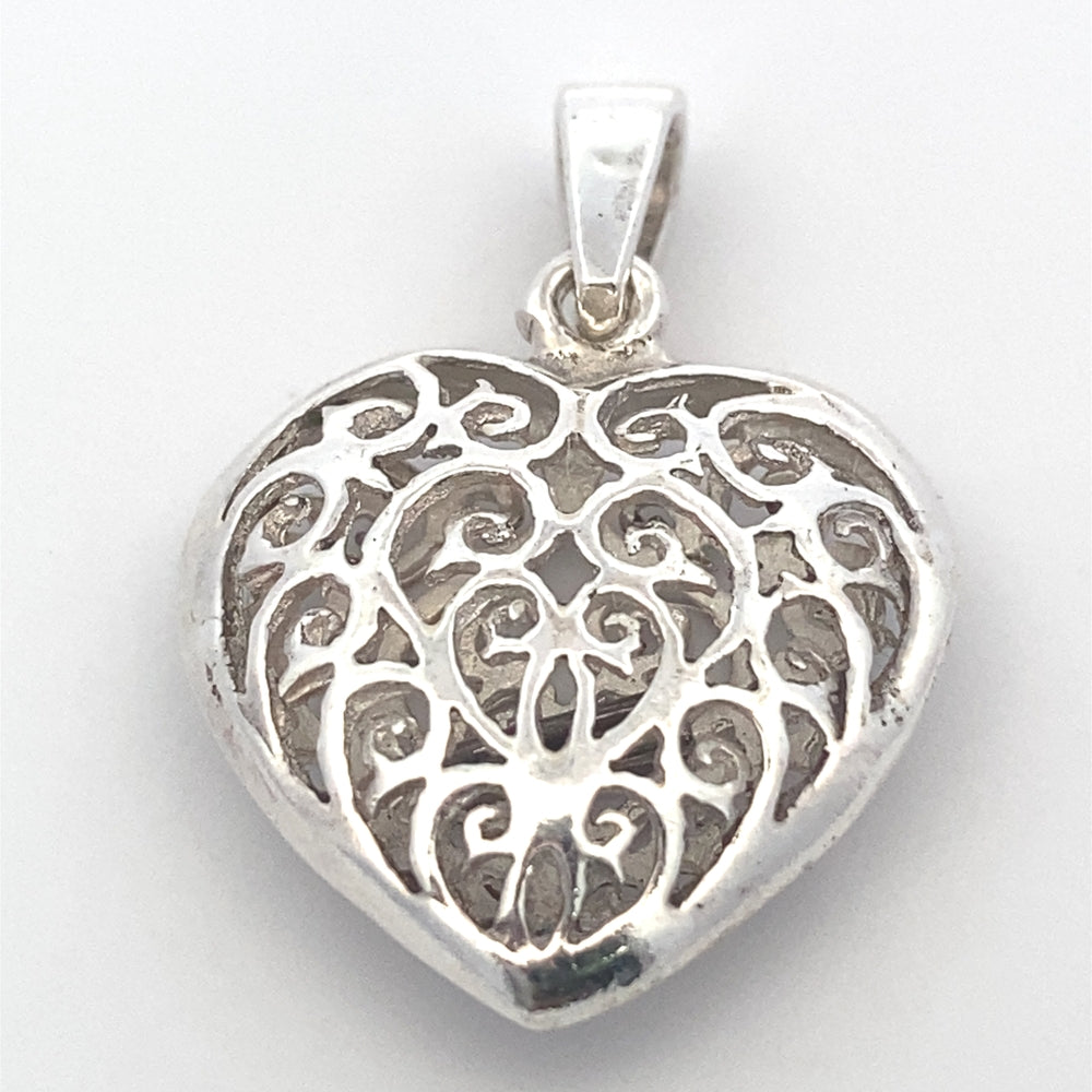 
                      
                        Cara Heart Celtic 925 Sterling Silver Pendant | SilverWorks
                      
                    