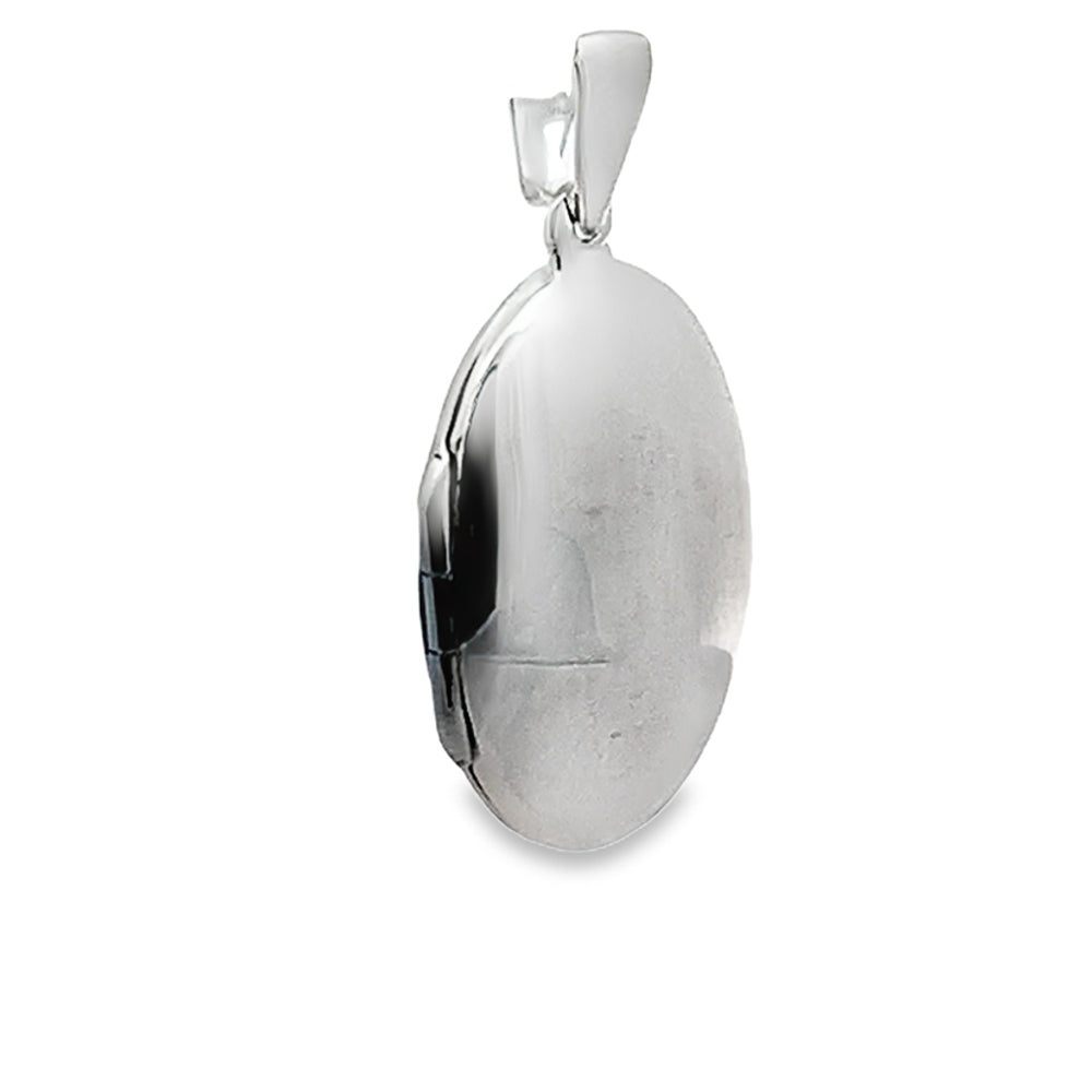 Big Plain Oval Pendant