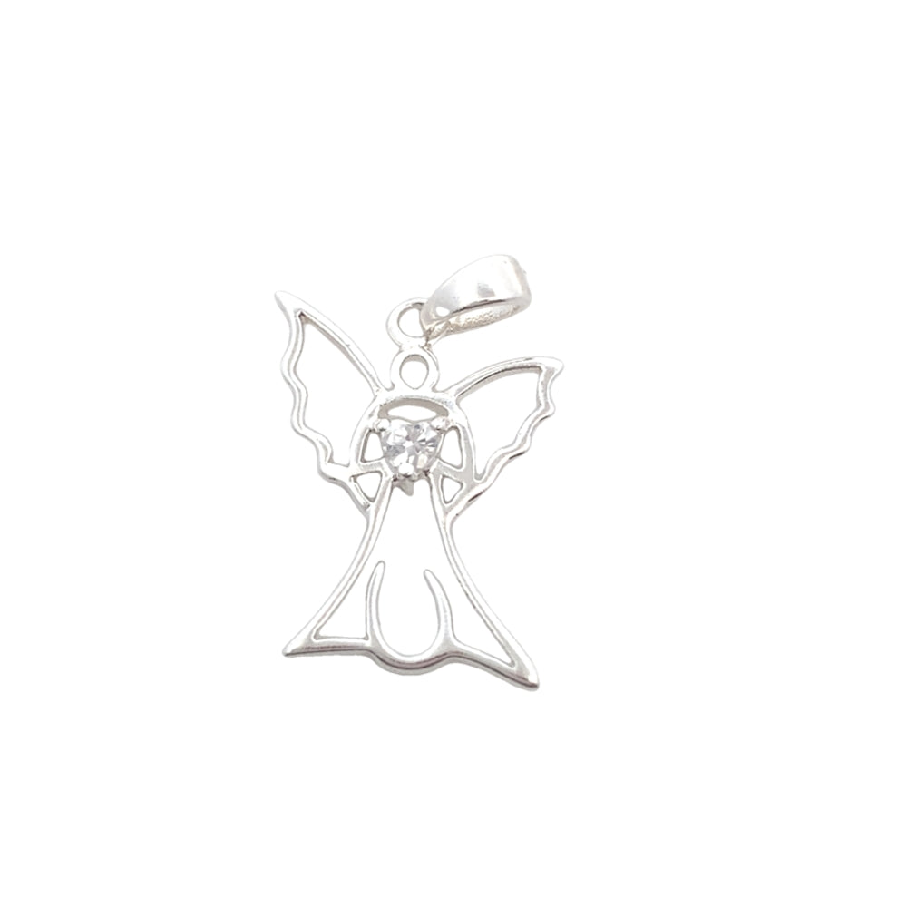 C3988ANGEL PENDANT W/CZ