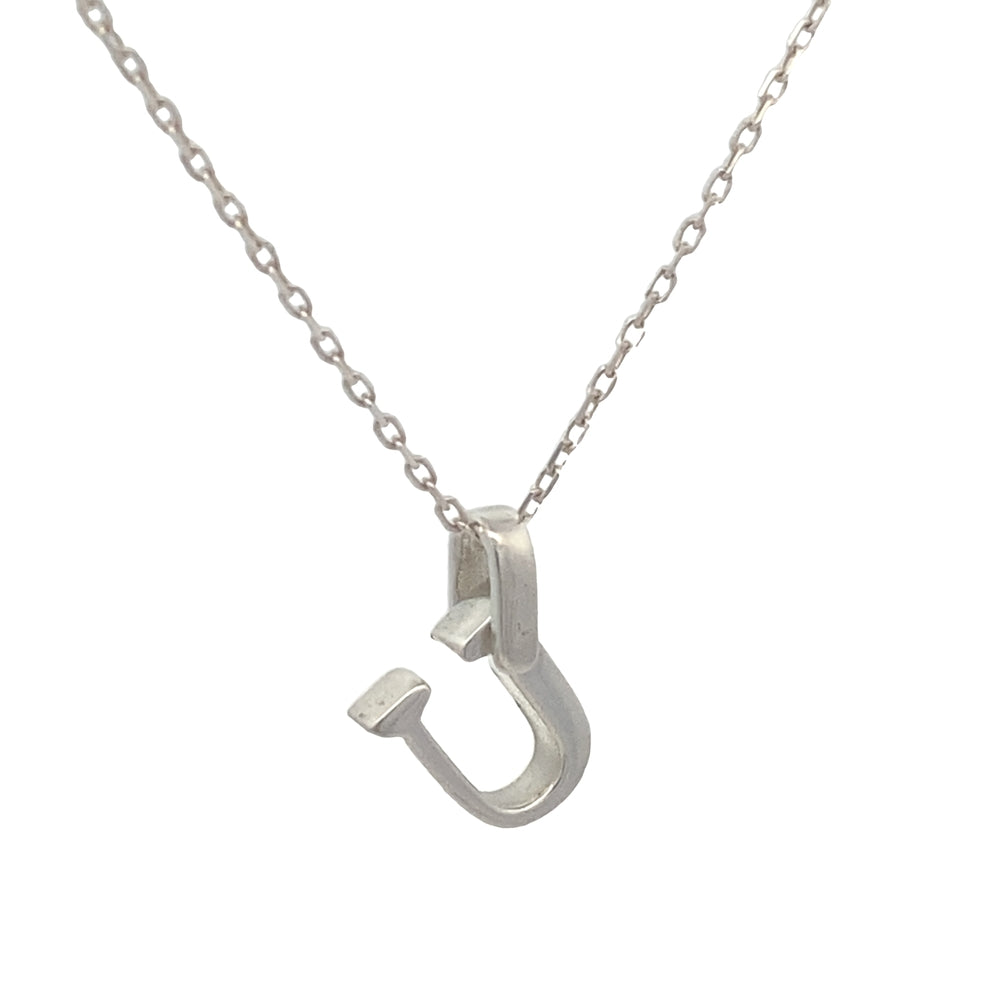 
                      
                        Polished Letter Pendant with Rolo Chain Necklace
                      
                    