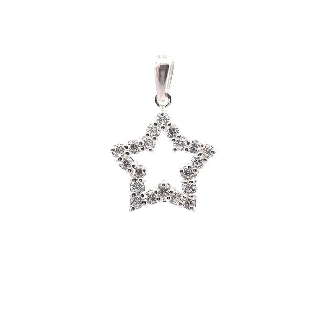 C4982 CZ PAVE OPEN STAR SC 1.63G