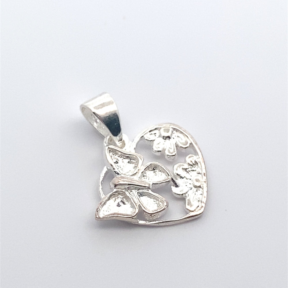 C5003 HEART WITH CUT FLOWER AND BUTTERFLY SC 0.7G