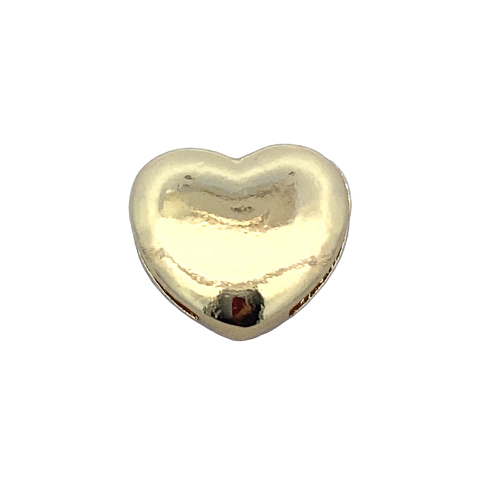 
                      
                        Gold Heart Plain Shape 925 Sterling Silver Charm | SilverWorks
                      
                    