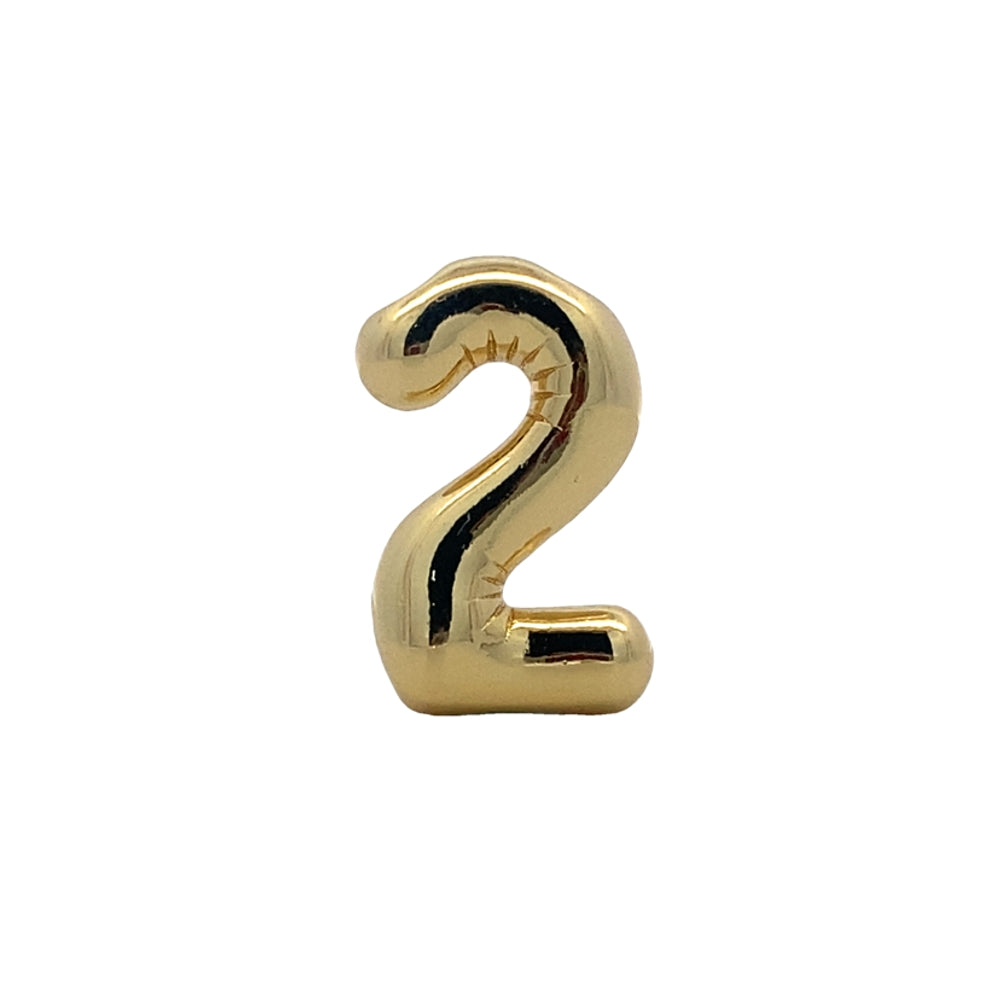 
                      
                        Number "2" Gold Pendant  925 Sterling Silver | SilverWorks
                      
                    