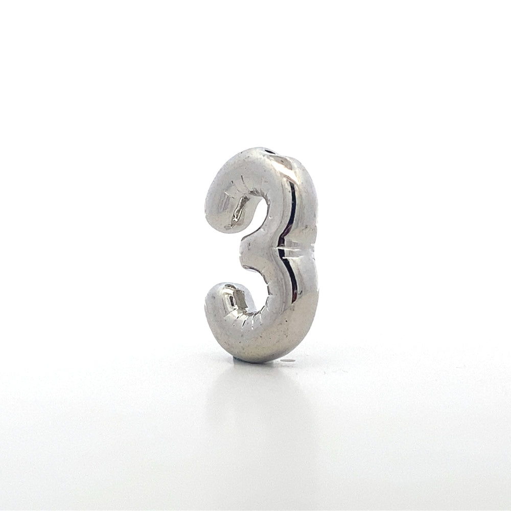 
                      
                        Number "3" Silver Pendant 925 Sterling Silver | SilverWorks
                      
                    