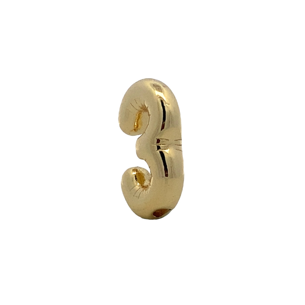 
                      
                        Number "3" Gold Pendant  925 Sterling Silver | SilverWorks
                      
                    