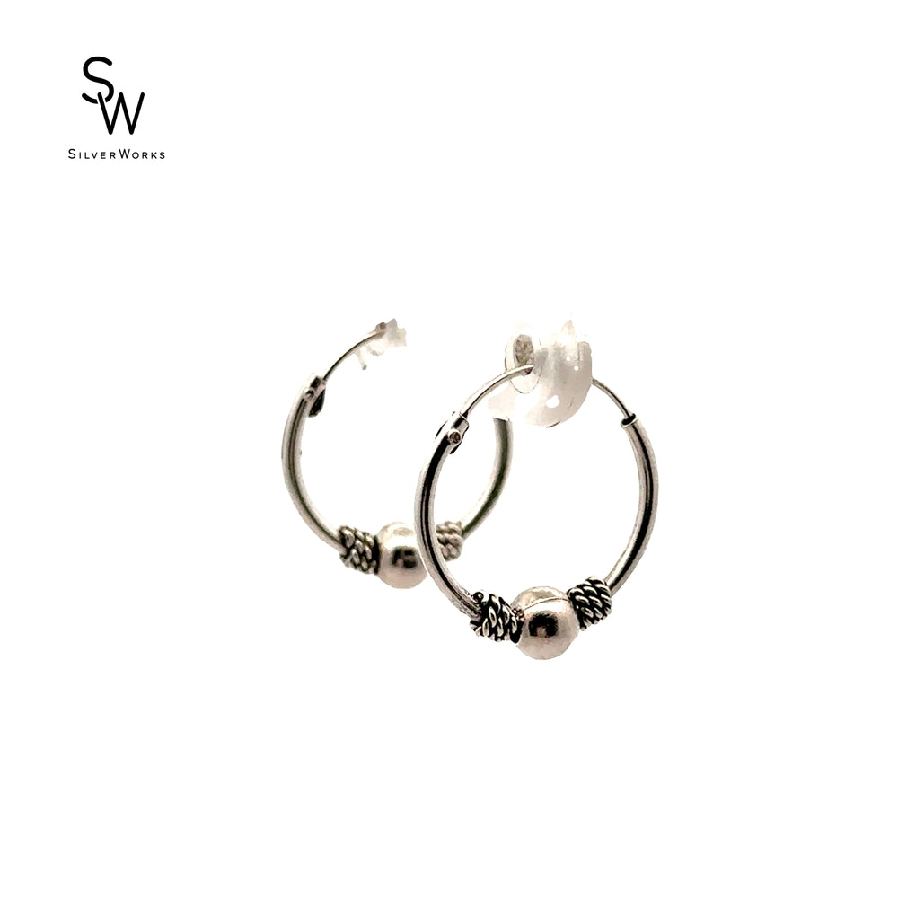 E5017 OXIDIZED HOOP 14MM