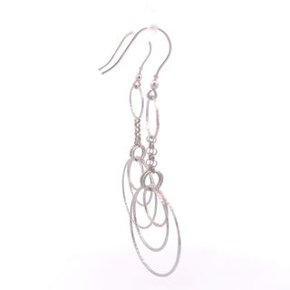 Nights on Broadway Silver Dangling Earrings
