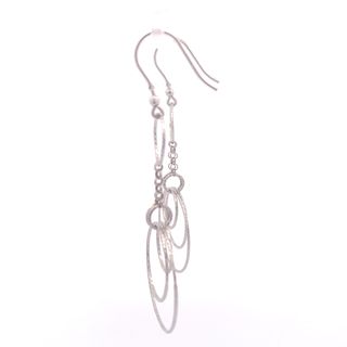 Nights on Broadway Silver Dangling Earrings