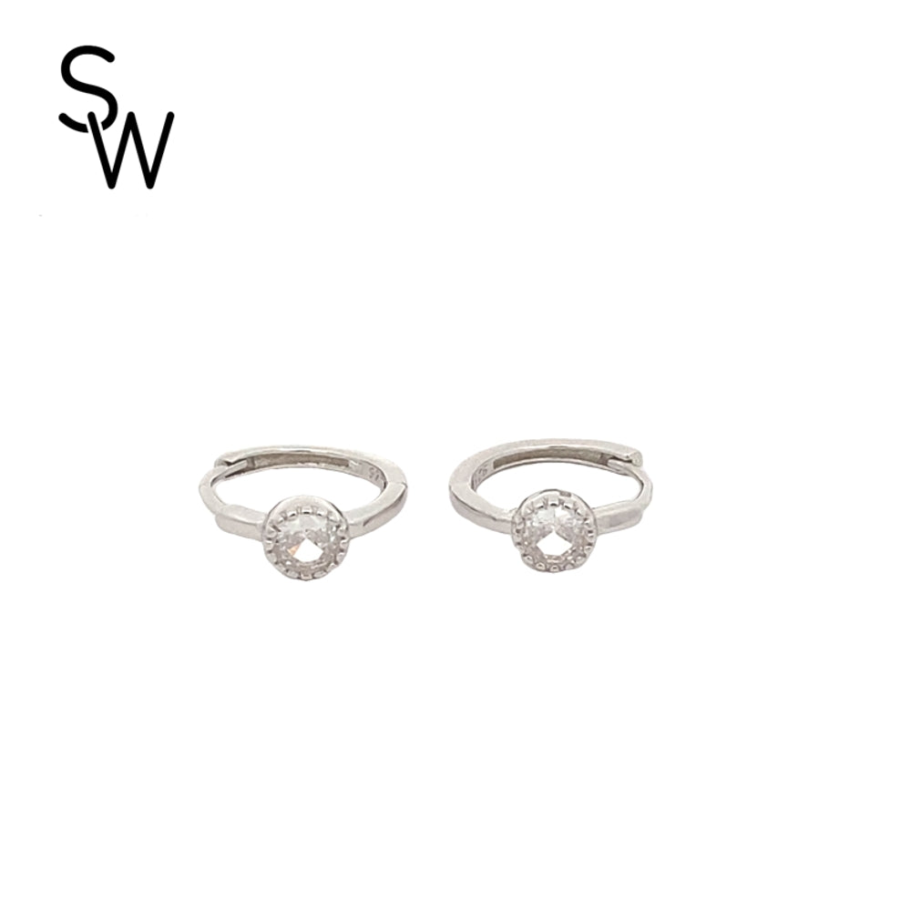 
                      
                        E7633 SLVR RND CZ HOOP SE 2.03G
                      
                    