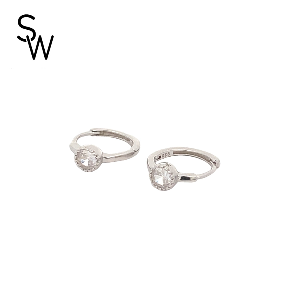 
                      
                        E7633 SLVR RND CZ HOOP SE 2.03G
                      
                    