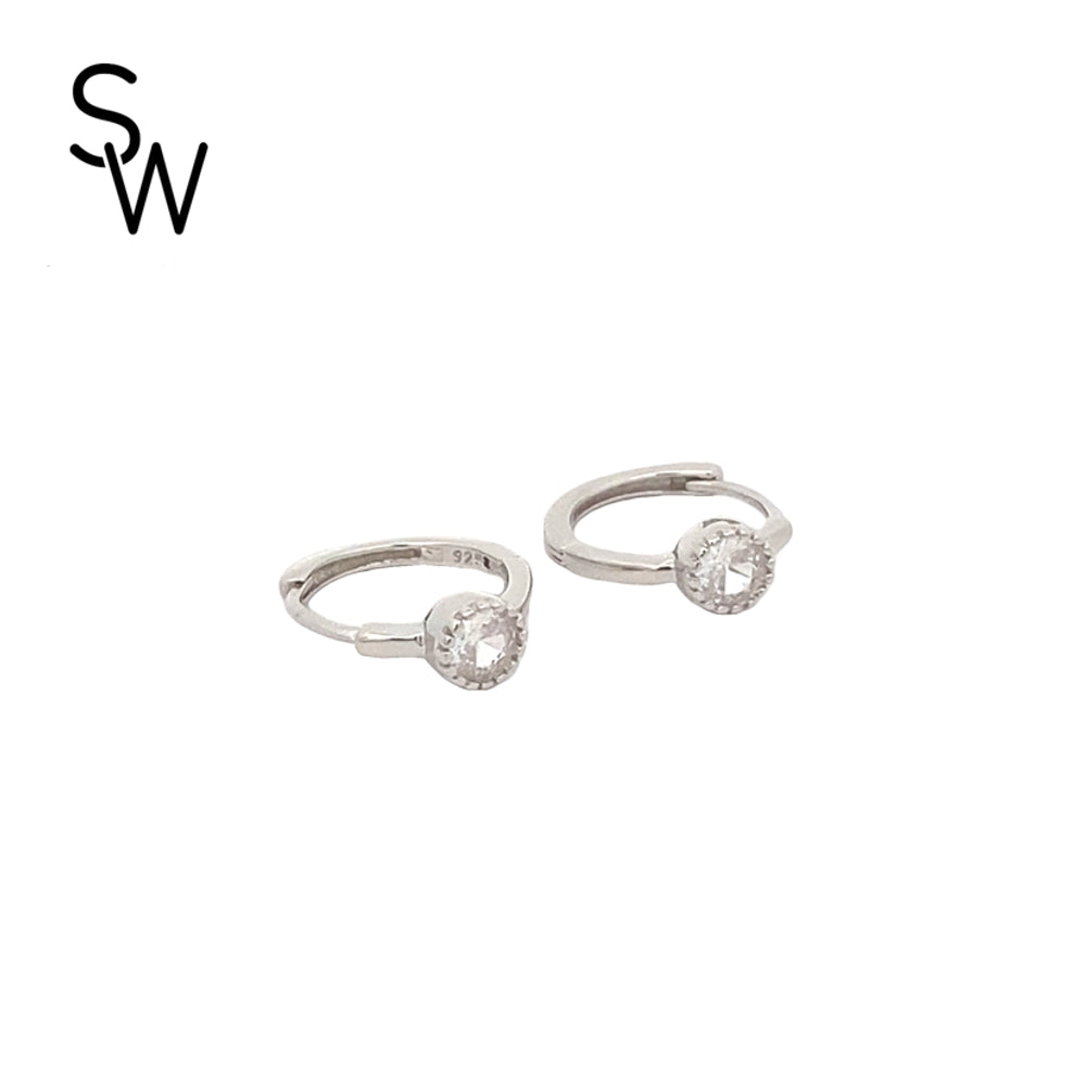 
                      
                        E7633 SLVR RND CZ HOOP SE 2.03G
                      
                    