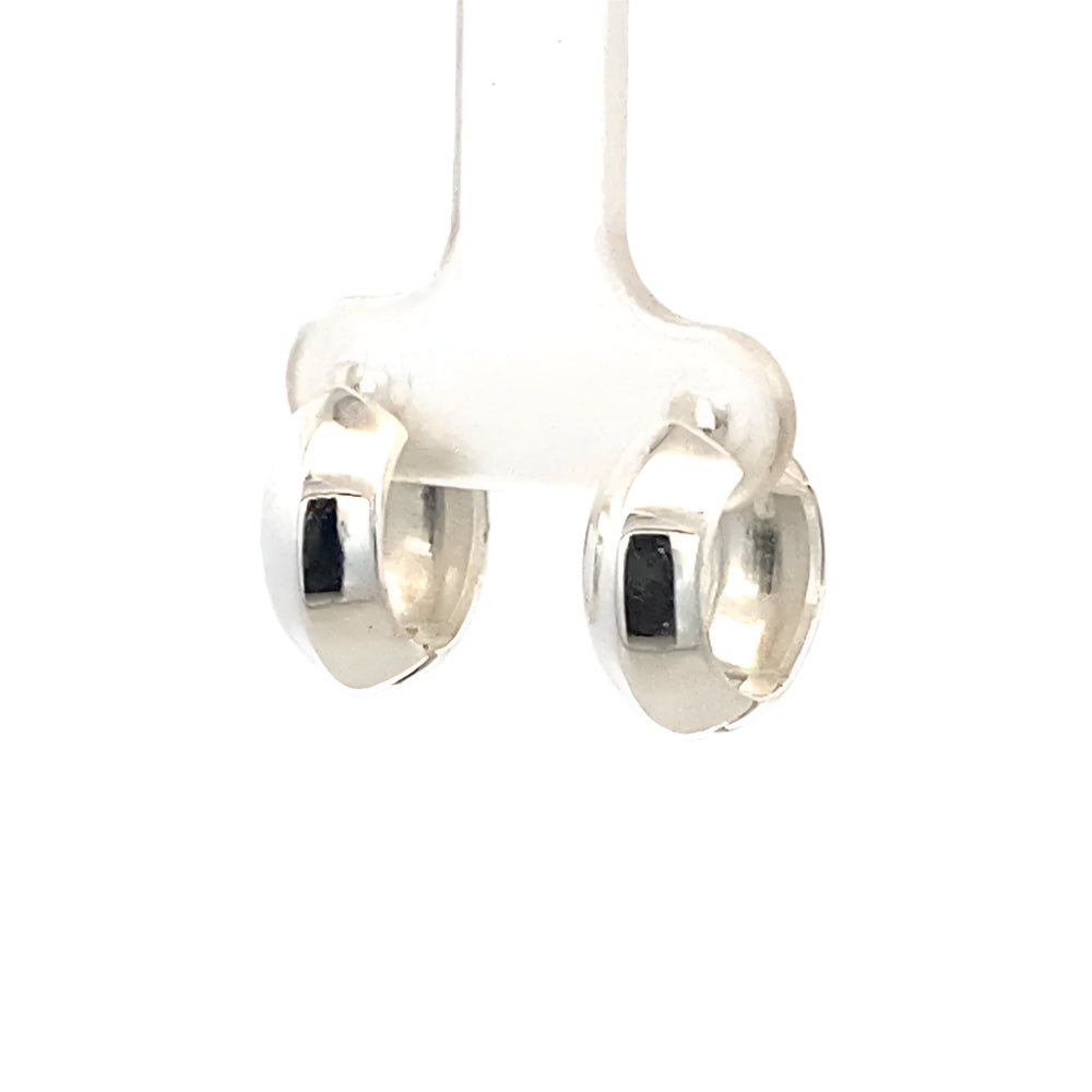 
                      
                        Sienna Silver Knife Edge 925 Sterling Silver Hoop Earrings | SilverWorks
                      
                    