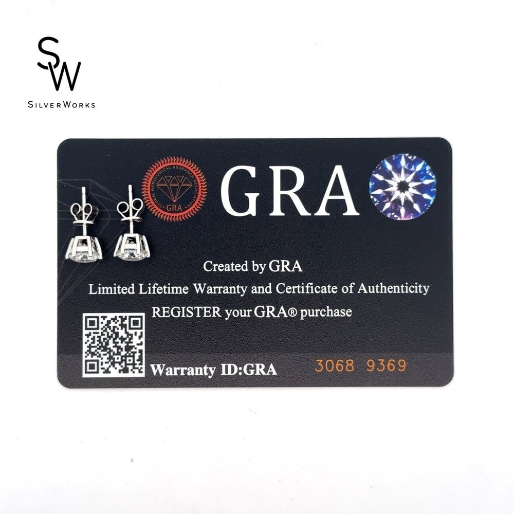 
                      
                        E8075 SLVR 6.5MM RND 1CRT MSSNTE STUD 1.8G
                      
                    