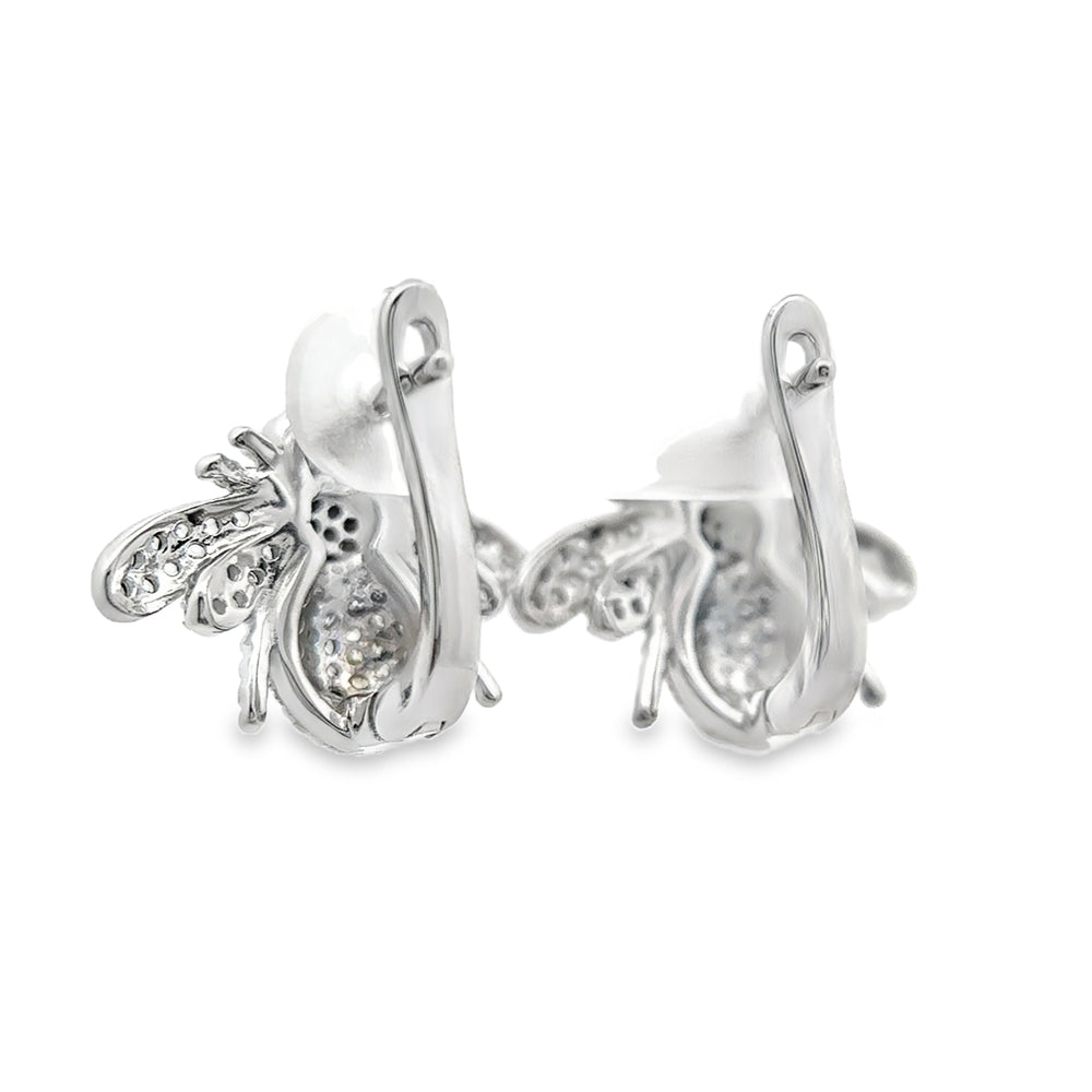 
                      
                        E8085 SILVER FULL BLACK YLWSH WITH CUBIC ZIRCONIA BEE CLIP ON EARRNG 5.8G
                      
                    
