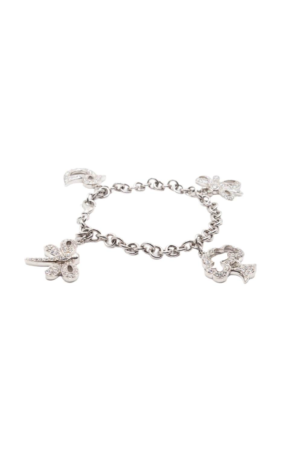 Ebony 925 Sterling Silver Charm Bracelet | SilverWorks