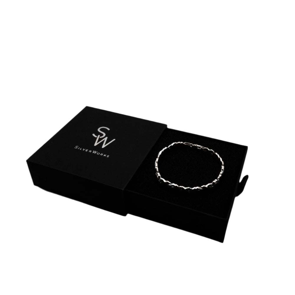 
                      
                        Julia 925 Sterling Silver Chain Bracelet | SilverWorks
                      
                    