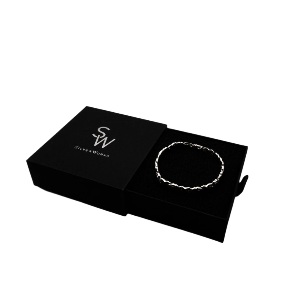 
                      
                        Julia 925 Sterling Silver Chain Bracelet | SilverWorks
                      
                    