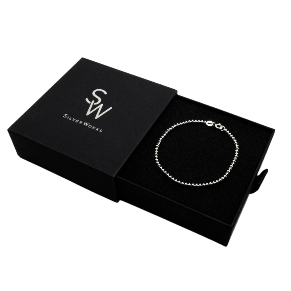 
                      
                        Grace 925 Sterling Silver Bracelet | SilverWorks
                      
                    