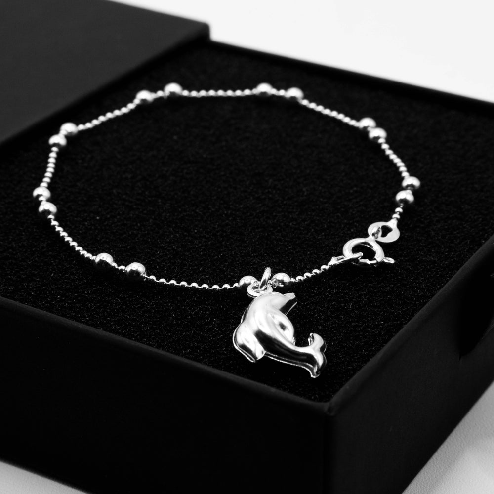
                      
                        Zale Dangling Dolphin 925 Sterling Silver Chain Bracelet | SilverWorks
                      
                    