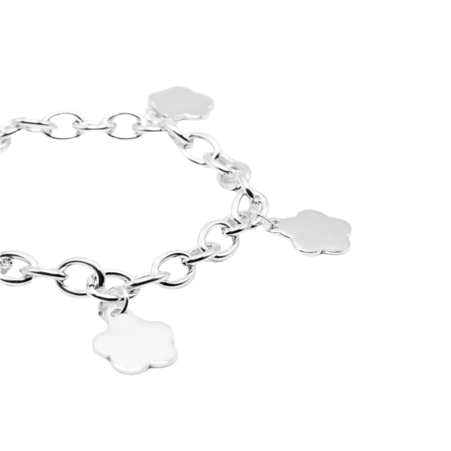 Blossom 925 Sterling Silver Charm Bracelet | SilverWorks