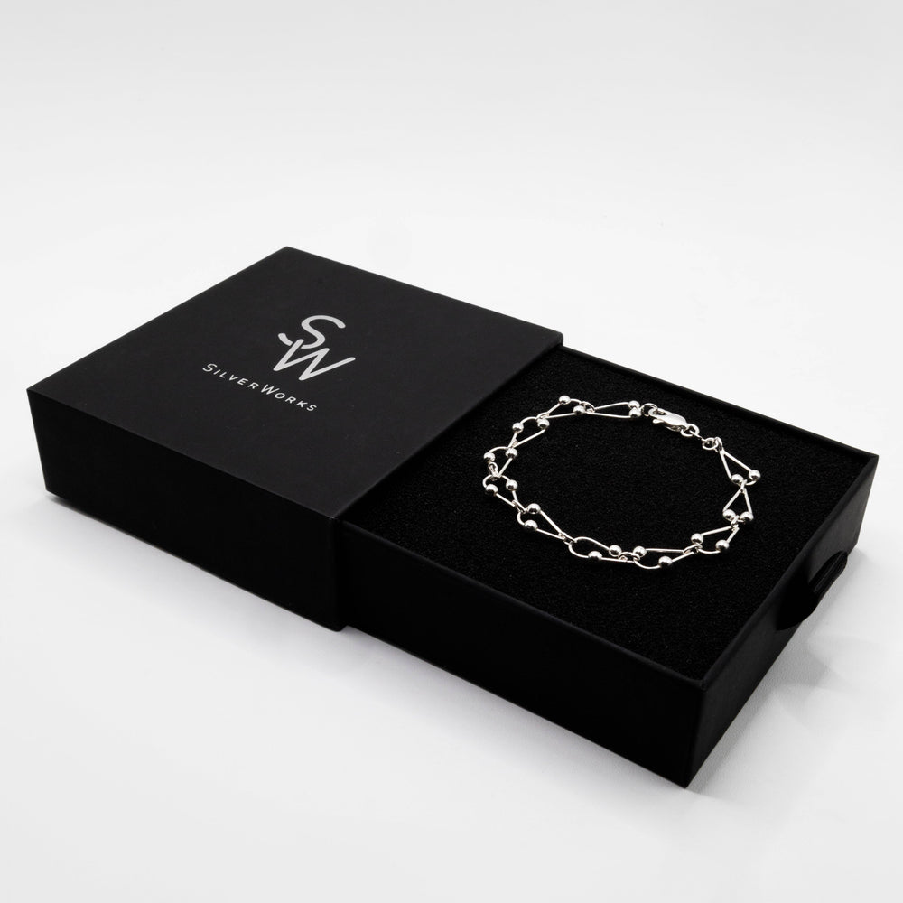 
                      
                        Glor 925 Sterling Silver Chain Bracelet | SilverWorks
                      
                    