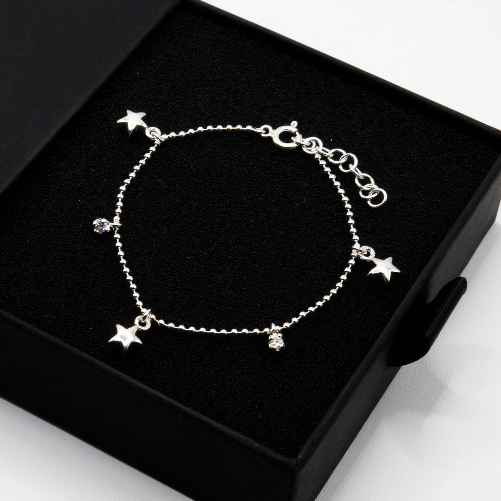 
                      
                        Louisa 925 Sterling Silver Charm Bracelet | SilverWorks
                      
                    
