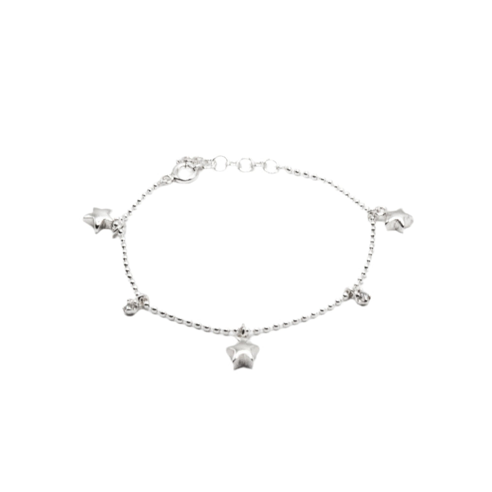 Louisa 925 Sterling Silver Charm Bracelet | SilverWorks