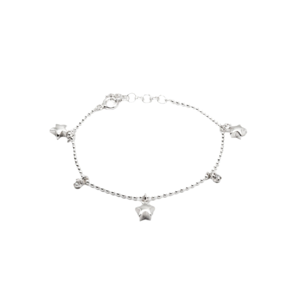 
                      
                        Louisa 925 Sterling Silver Charm Bracelet | SilverWorks
                      
                    