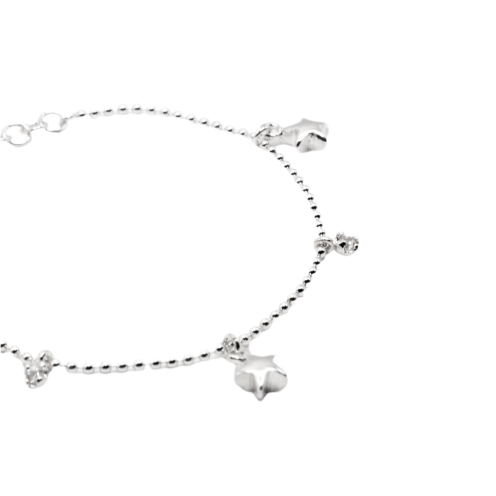 
                      
                        Louisa 925 Sterling Silver Charm Bracelet | SilverWorks
                      
                    