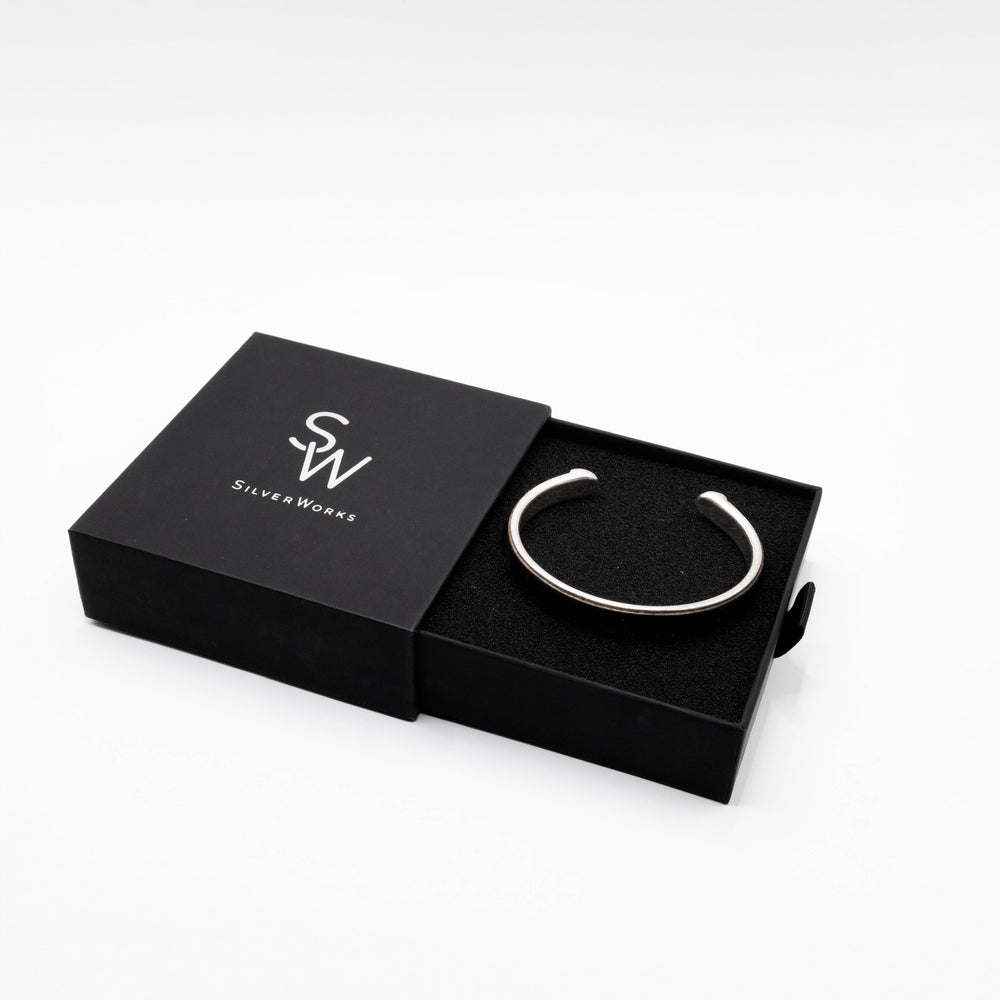 
                      
                        Jaime Black 925 Sterling Silver Bangle Bracelet | SilverWorks
                      
                    