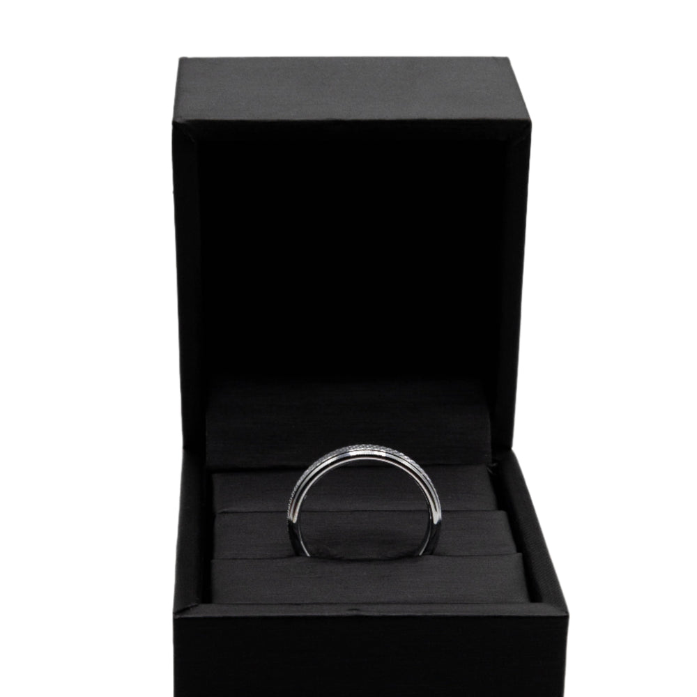 
                      
                        Chad Criss Cross Chemistry Tungsten Wedding Band Ring | SilverWorks
                      
                    