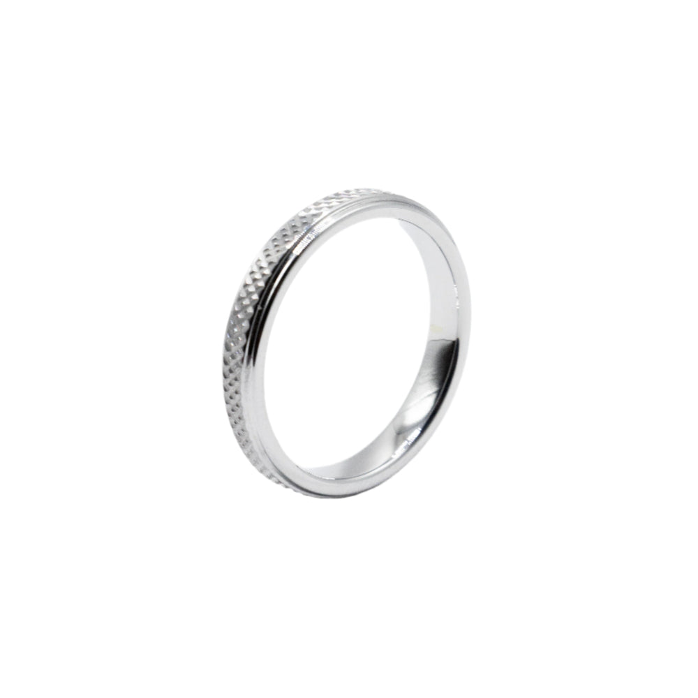
                      
                        Chad Criss Cross Chemistry Tungsten Wedding Band Ring | SilverWorks
                      
                    