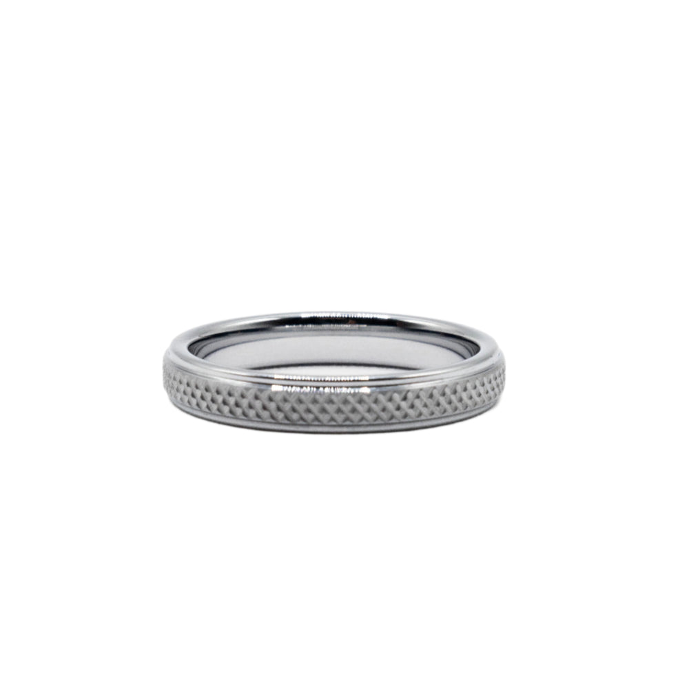 
                      
                        Chad Criss Cross Chemistry Tungsten Wedding Band Ring | SilverWorks
                      
                    