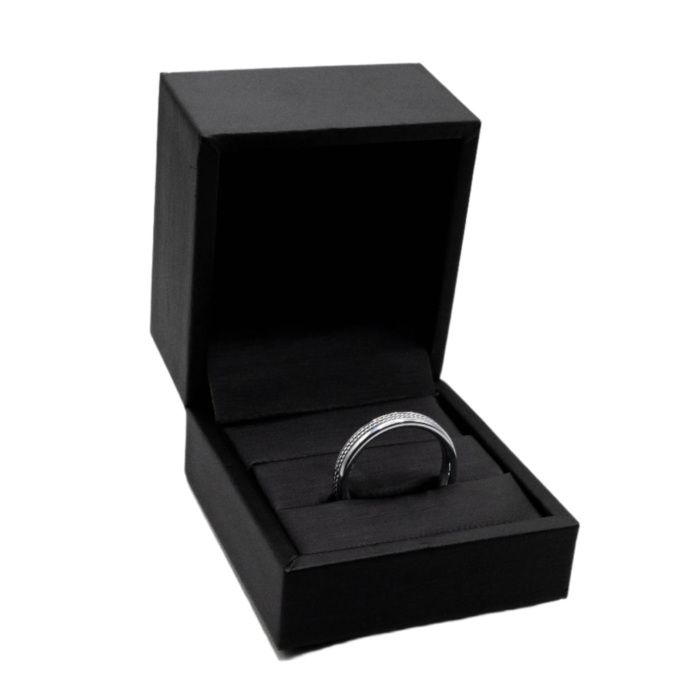 
                      
                        Zoe Braided Tungsten Ring | SilverWorks
                      
                    