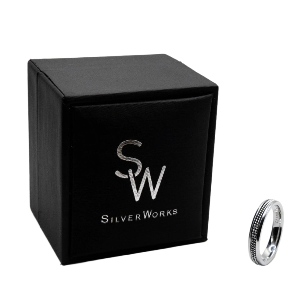 
                      
                        Zoe Braided Tungsten Ring | SilverWorks
                      
                    