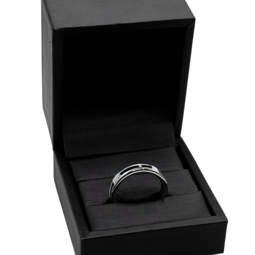 
                      
                        Jodie Tungsten Wedding Band Ring | SilverWorks
                      
                    